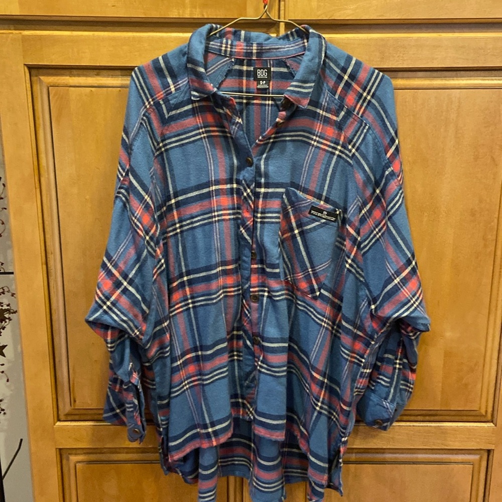 BDG flannel oversized shirt.